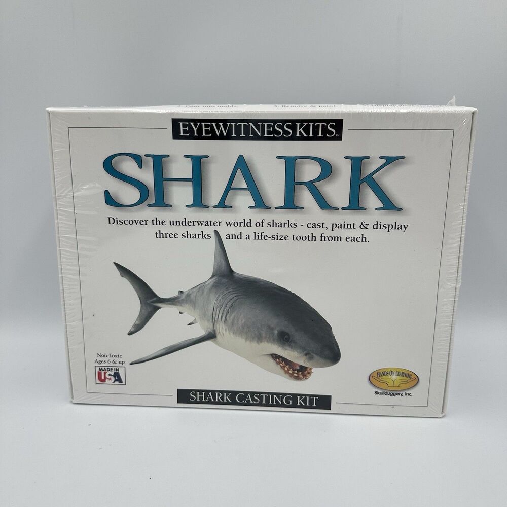 NEW/SEALED Eyewitness Kits Shark Casting Kit Hands On Learning